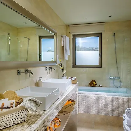 빌라 Irida Luxury With Sea View 헐소니소스