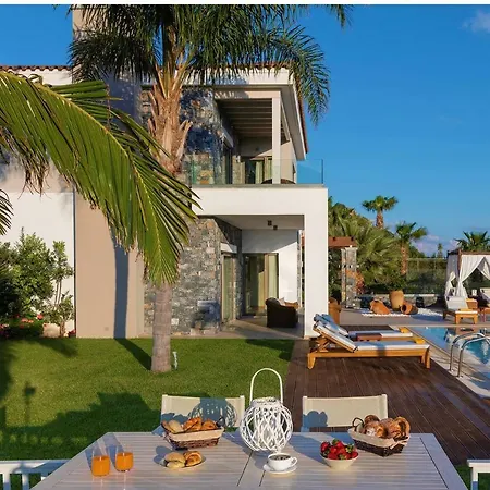 Villa Irida Luxury With Sea View Herszonisszosz