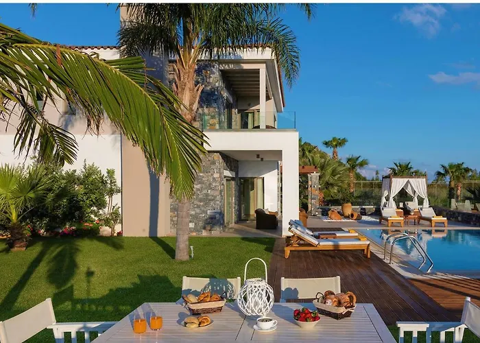 Villa Irida Luxury With Sea View Herszonisszosz